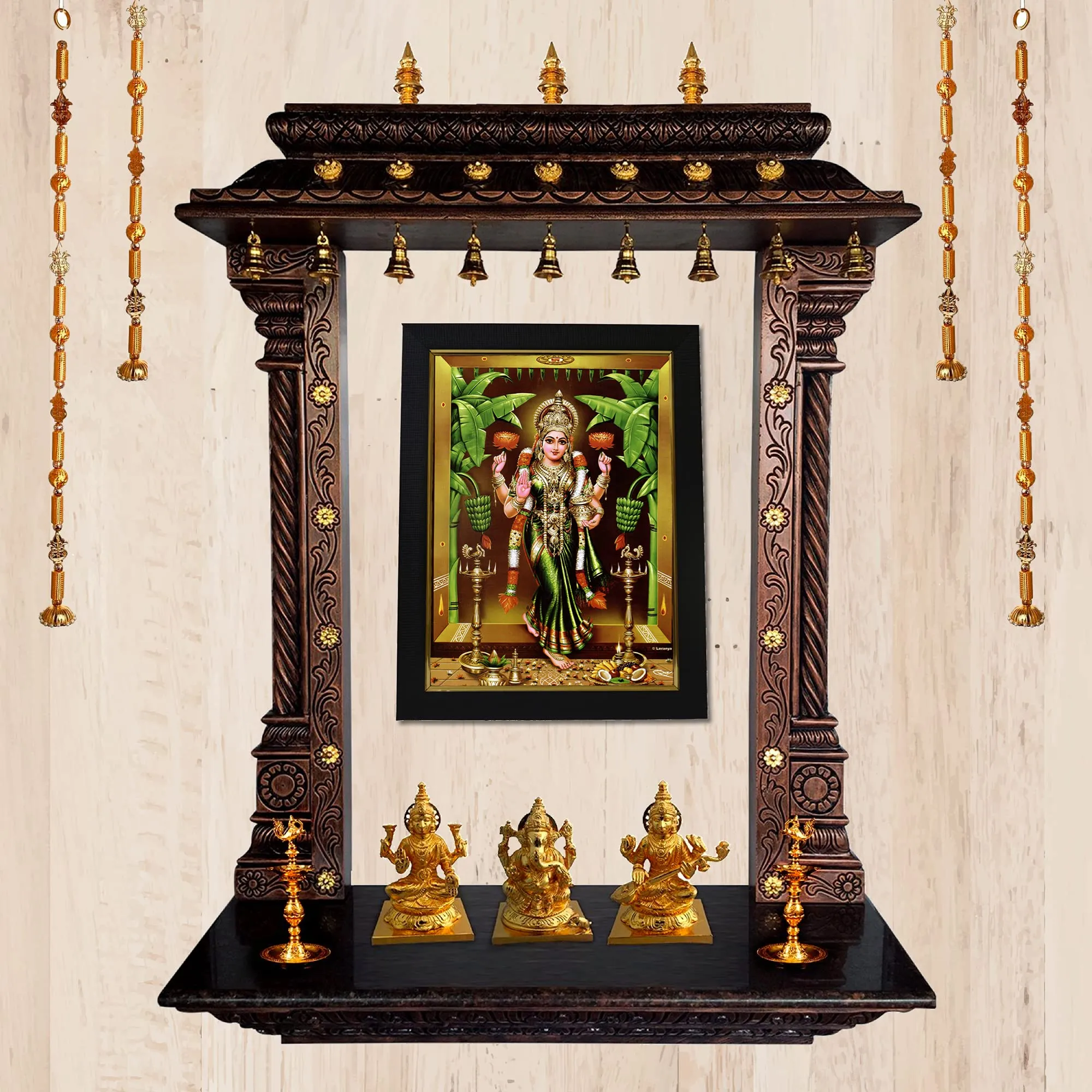 101Temples Godess Gruha Lakshmi Photo Frame