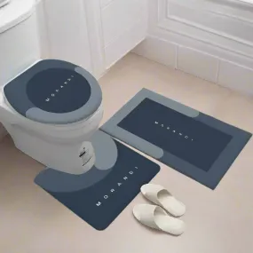 3 in 1 Toilet Rug