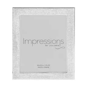 8x10 Silver Plated Glitter Photo Frame (Widdop)