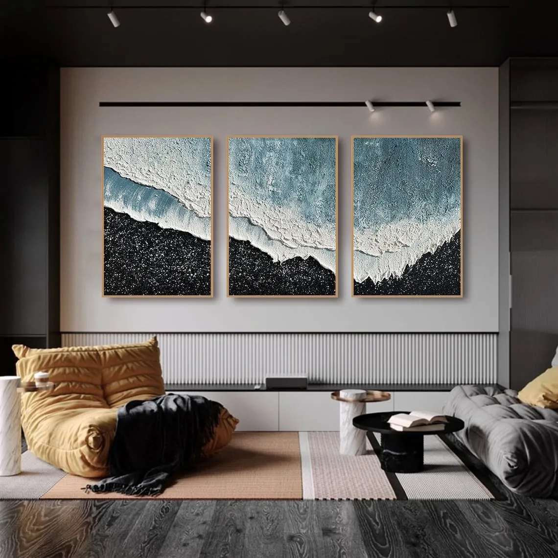 Aegean Waves Triptych