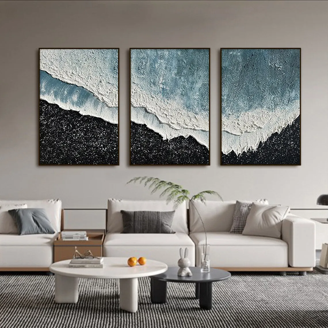 Aegean Waves Triptych