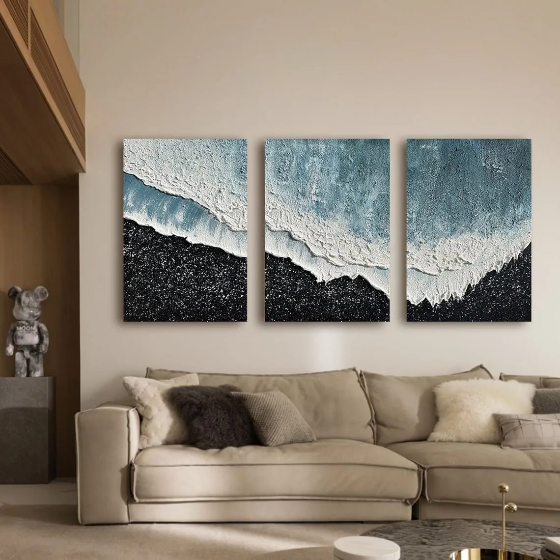 Aegean Waves Triptych