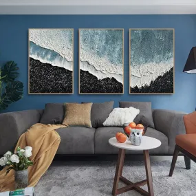 Aegean Waves Triptych