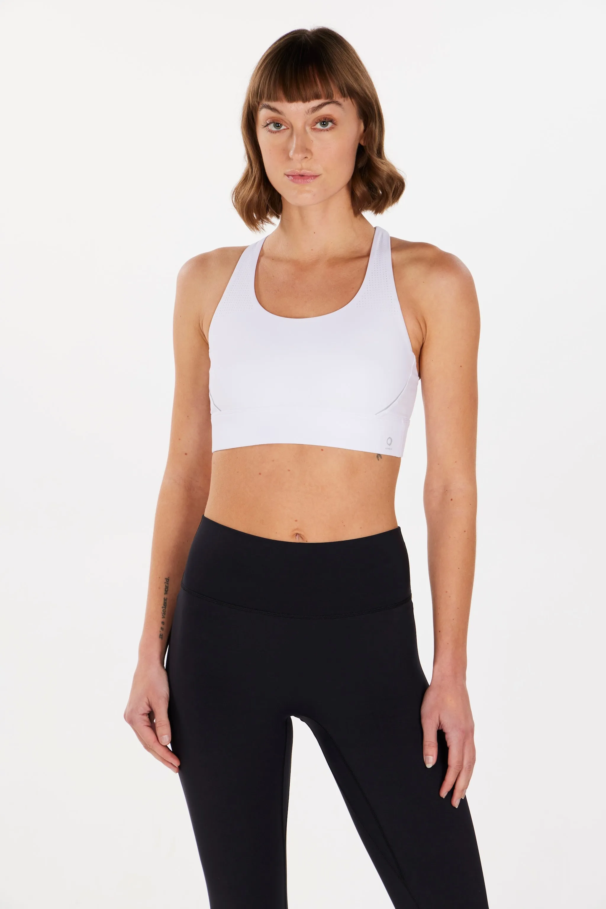 ALRN VENTILATED BACK CROP BRA