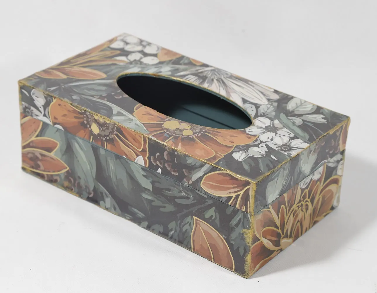 Amazonia Wooden Tissue Box -  9' x 4.5' x 3'