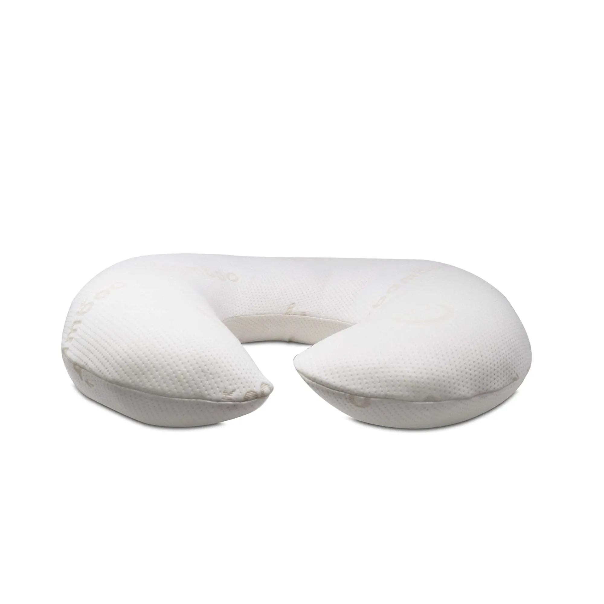 BABY WORKS Feeding Pillow with Bamboo Cover & Memory Foam Topper