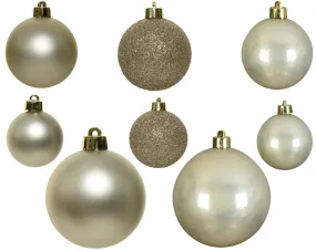 Box of 26 pearl shatterproof baubles