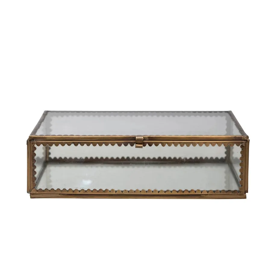 Brass & Glass Display Box (Large)