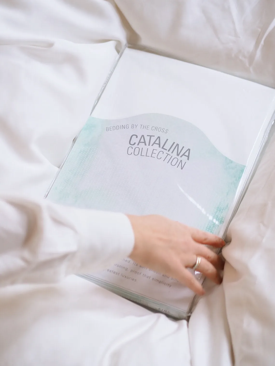 Catalina Bedding by The Cross | White