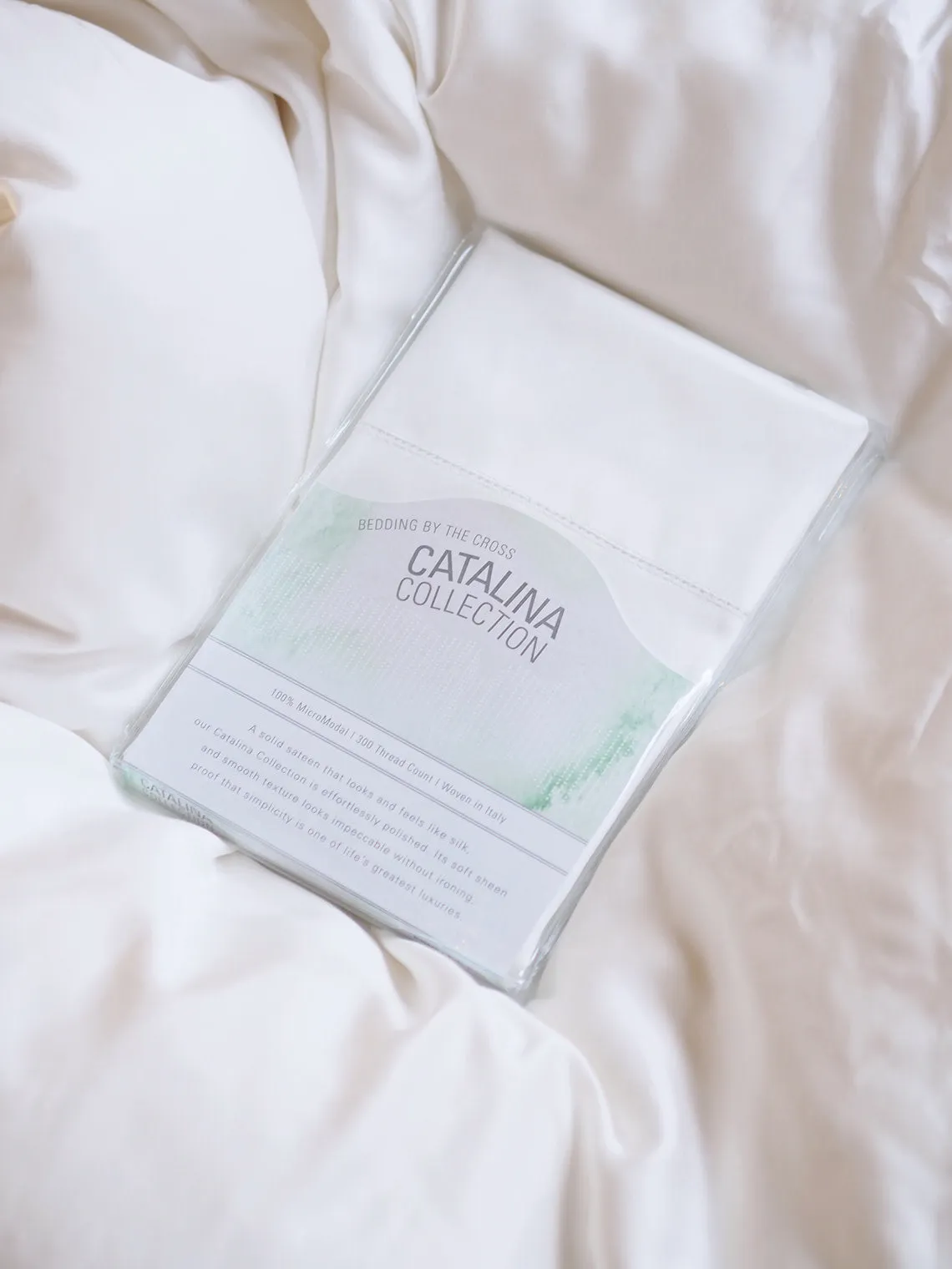 Catalina Bedding by The Cross | White