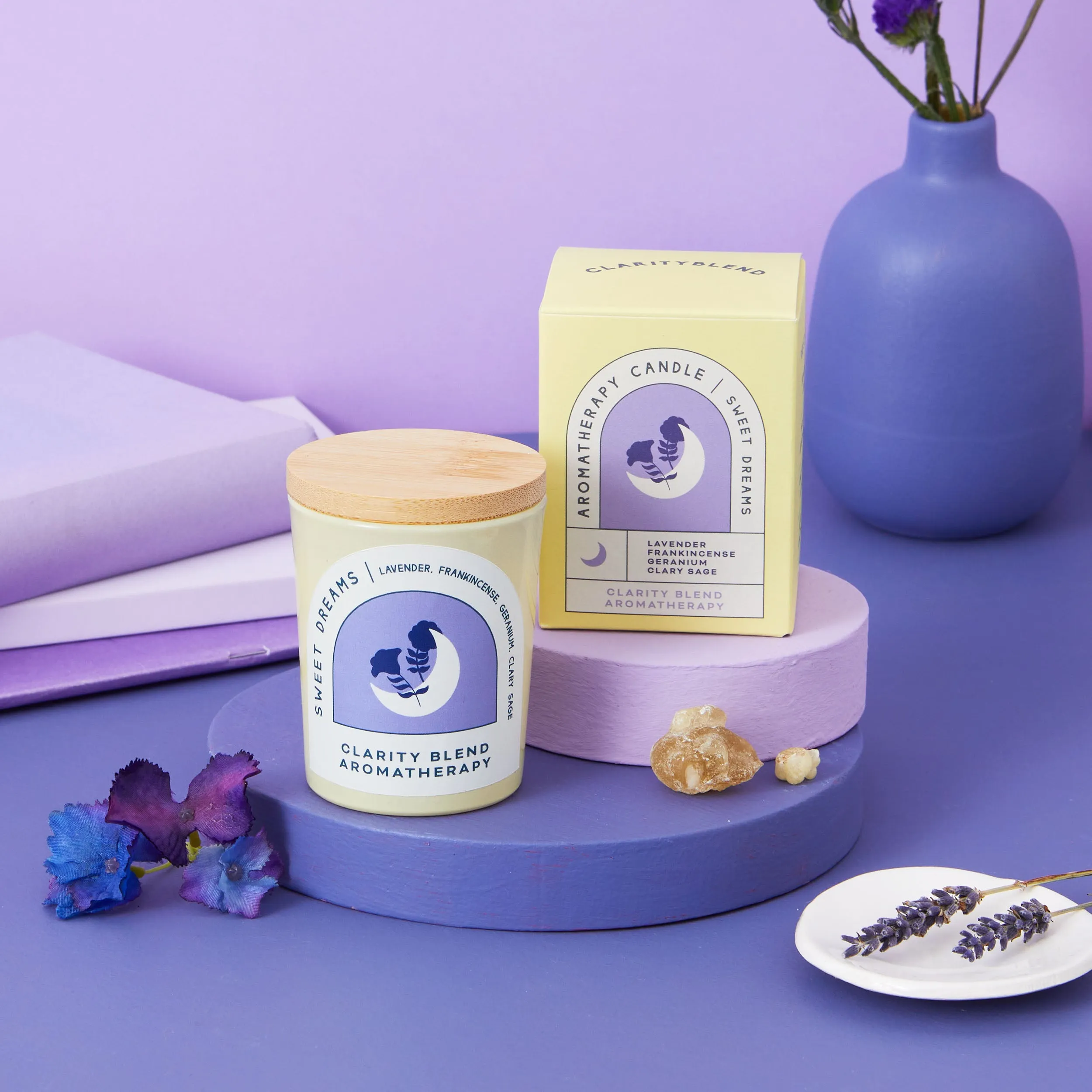 Clarity Blend Aromatherapy Sweet Dreams Candle 90g