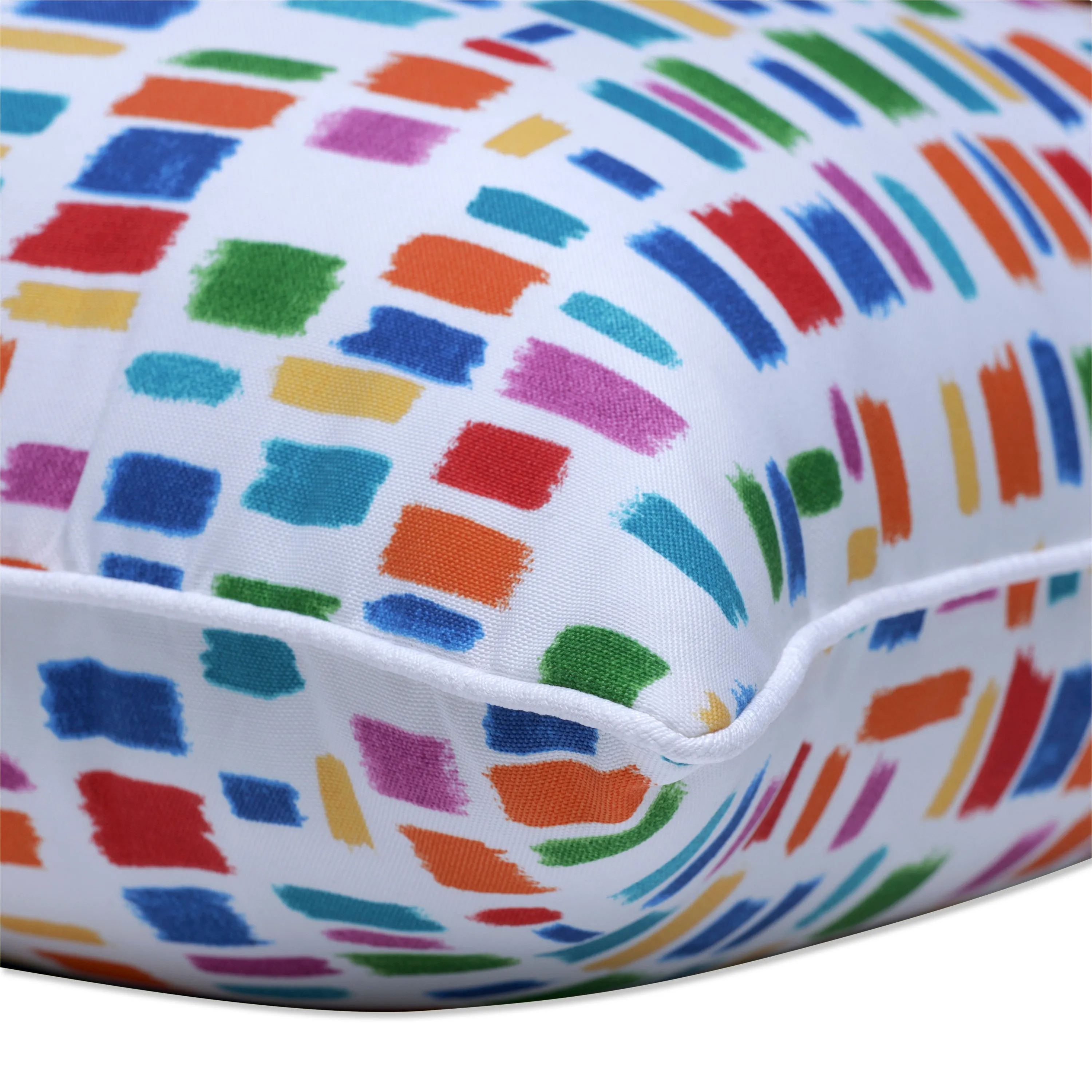 Color Tabs Primaries 16.5-Inch Throw Pillow (Set of 2)