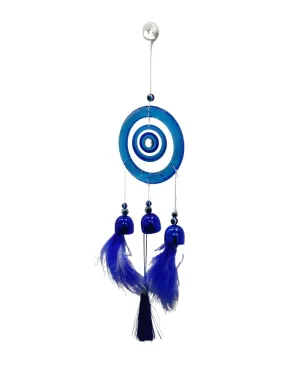 Evil Eye Wind Chime with Three Bell