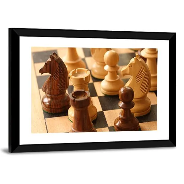 Game Of Chess Canvas Wall Art