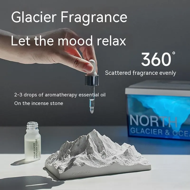 Iceberg Aromatherapy Bluetooth Speaker Night Lamp