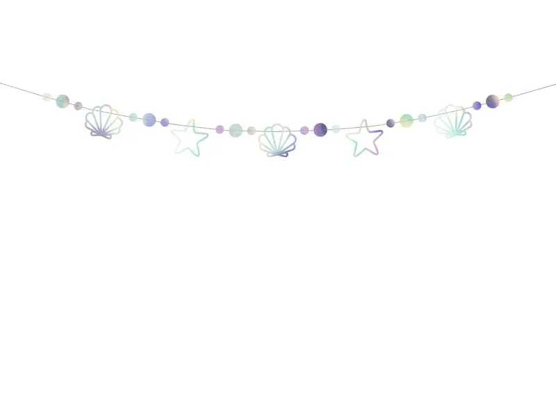 Iridescent Under the Sea Party Bunting