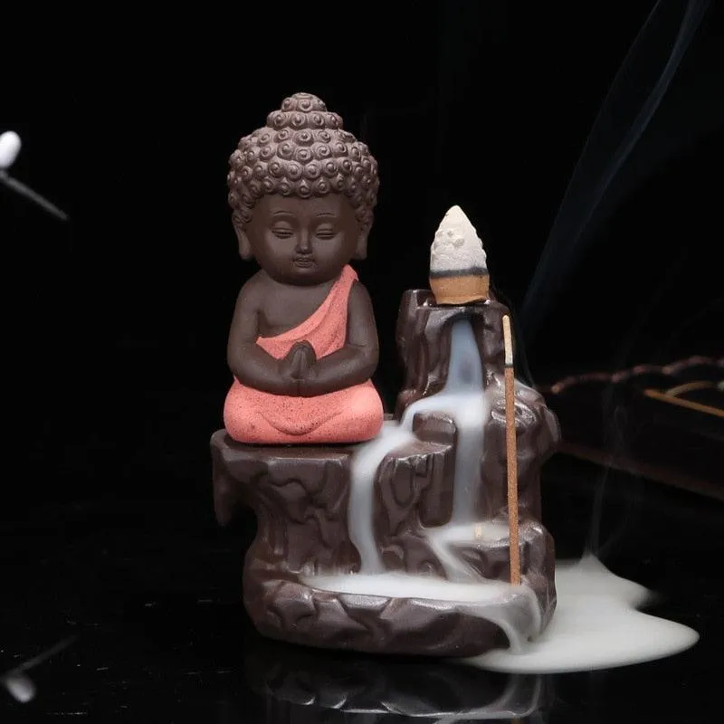 'Little Buddha' Ceramic Incense Holder