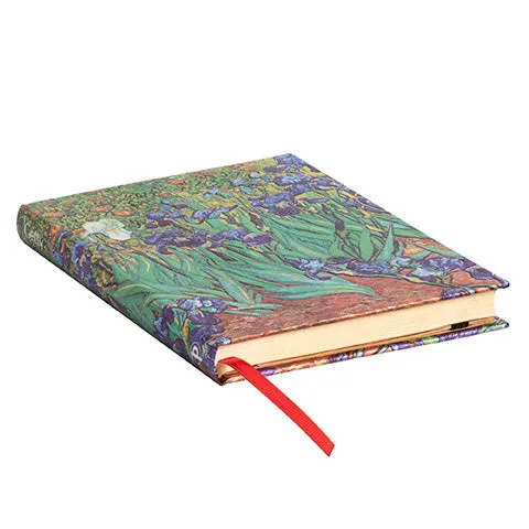 Midi Lined Journal - Van Gogh Irises