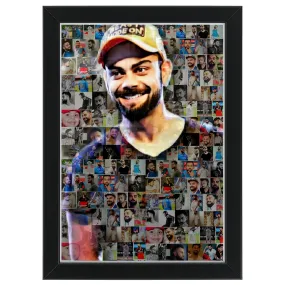 PERSONALIZED WORLD Personalized Customized Mosaic Photo Frame with mosaic photos upload (50photos, 13 x 9.5, Black)