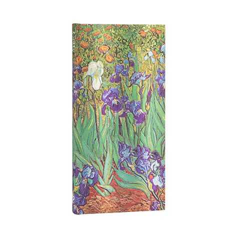 Slim Lined Journal - Van Gogh Irises