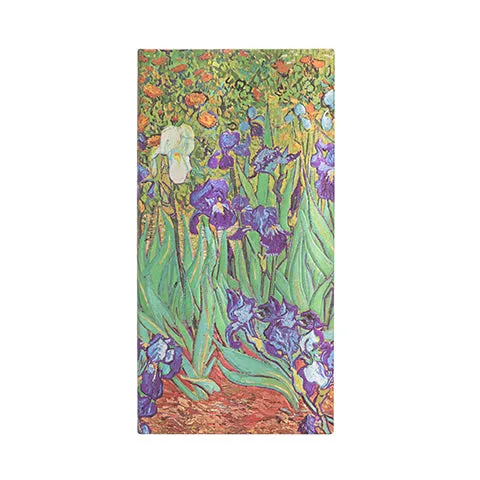 Slim Lined Journal - Van Gogh Irises