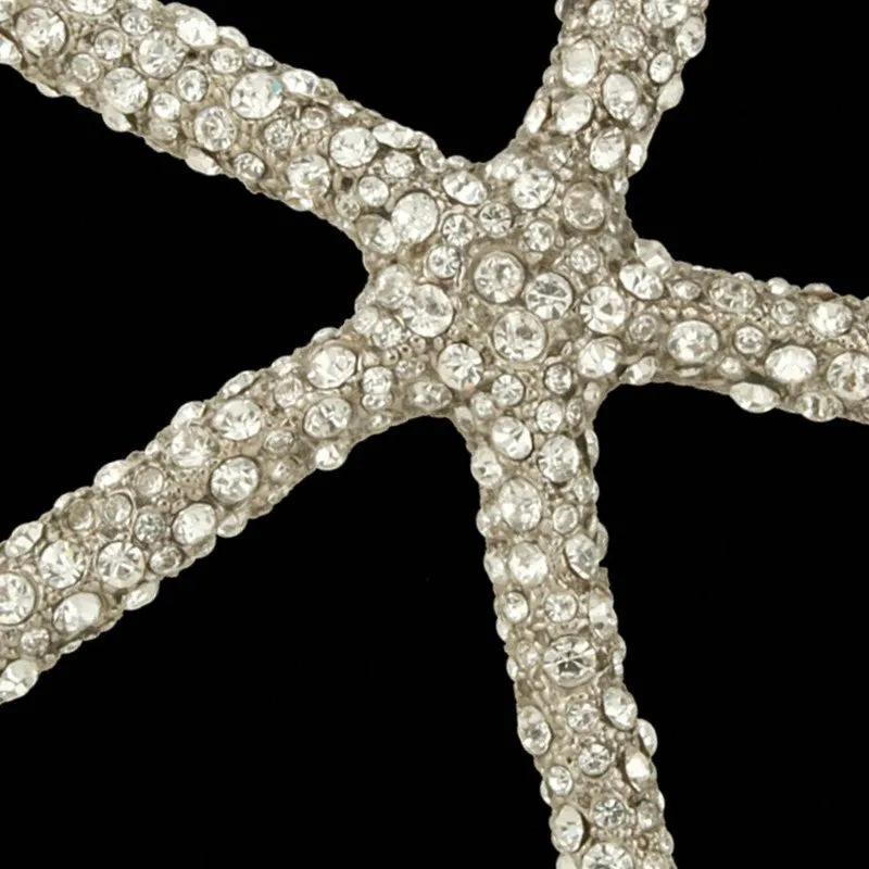 Swarovski Crystals Metal Starfish Ornament