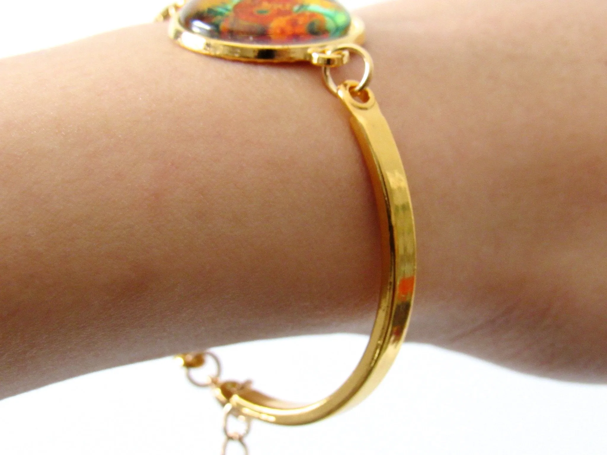 Van Gogh Sunflower Bracelet