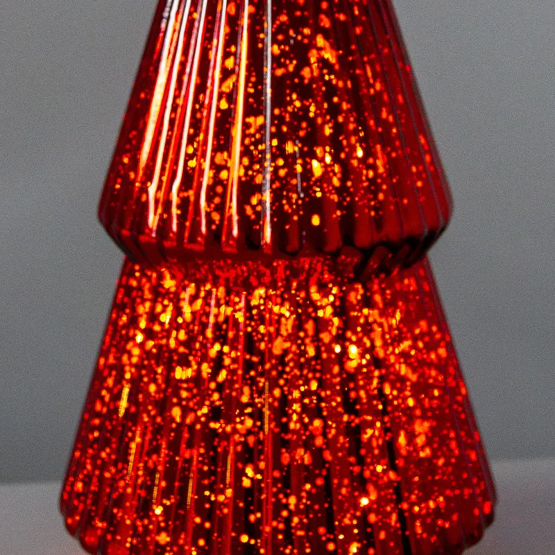 Vintage LED Tree Mercury Red 55cm