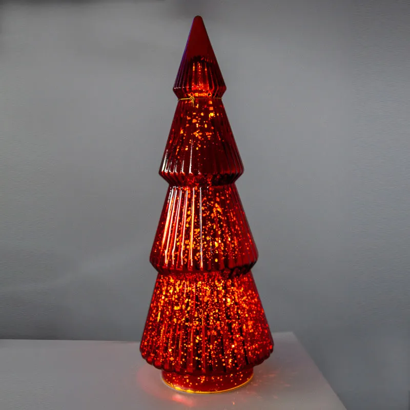 Vintage LED Tree Mercury Red 55cm